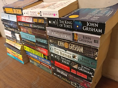 #ad Lot of 10 John Grisham Legal Thriller Mystery ALL Paperback PB Books *RANDOM MIX $23.99