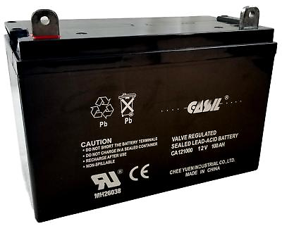 #ad Renogy 100Ah 12V Deep Cycle AGM Battery Solar Power Replacment Battery By Casil $169.00