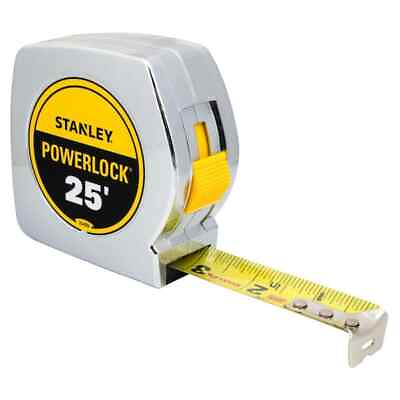 #ad 25 Ft. Powerlock Tape Measure Stanley Usa Made In Of Measuring X Lot Blade $14.84