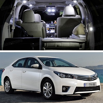 #ad 5 LED White Light Interior Package Deal for Toyota Corolla 2014 2015 Error Free GBP 8.89