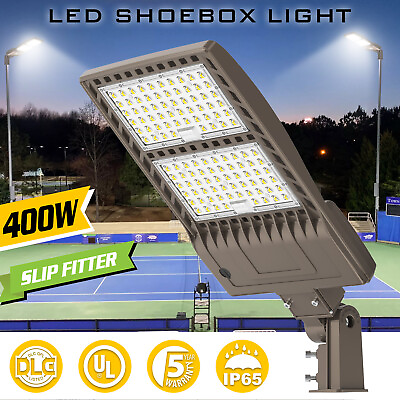 #ad 400W LED Shoebox Parking Lot Light Fixture Bright Outdoor Commercial Lamp 5000K $224.24