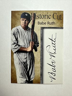 #ad Babe Ruth Yankees Facsimile Autograph $5.99