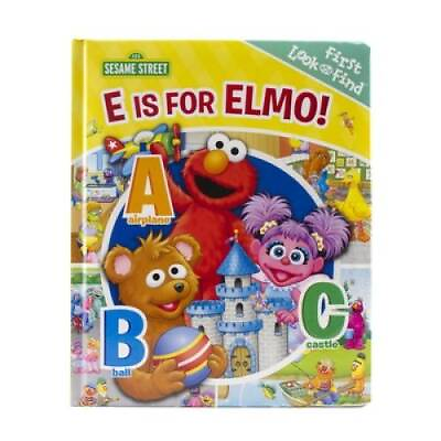 #ad Sesame Street ABCs My First Look and Find Board book By Pi Kids GOOD $4.48