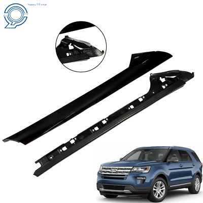 #ad Pair Windshield A Pillar Molding Trim Left Side For 2011 2019 Ford Explorer $37.60