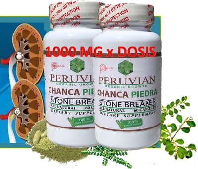 #ad CHANCA PIEDRA Pure Stone Breaker 1800mg Urinary Tract Removes Impurities 120 cap $13.95