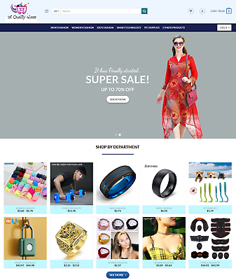 #ad AUTOMATED Dropshipping Website Business For Sale Professional Niche Store $129.99