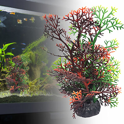 #ad Imitation Water Grass Decorative Scentless Aquarium Green Plant Decoration $8.08