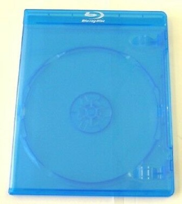 #ad 50 HIGH QUALITY 12MM SINGLE BLU RAY DVD CASES W OUTER SLEEVE amp; PRINTED LOGO BL8 $29.99