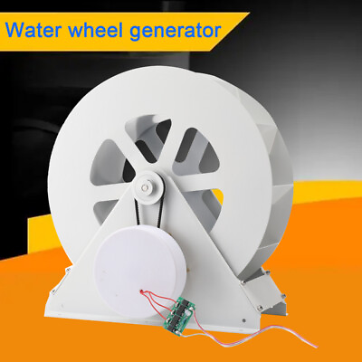 #ad 100W Water Wheel Generator Water Turbine Generator Hydroelectric Generator $219.00