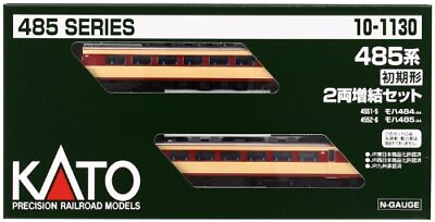#ad KATO N Gauge 485 Series Initial form In addition 2 car set 10 1130 Railway model $58.52