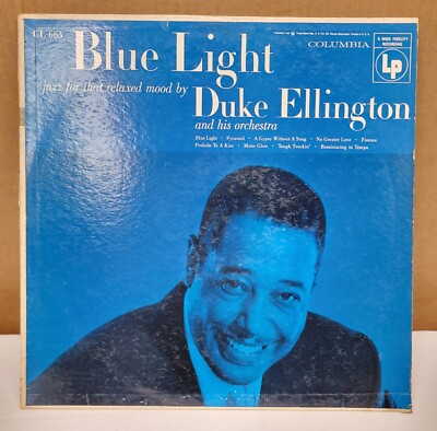 #ad Original 1955 Duke Ellington amp; His Orchestra quot;Blue Lightquot; LP Columbia EX $35.00