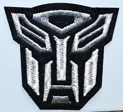 #ad 10x Cool Silvery autobot punk hippie Hero Iron On patches Shirt Jean ≈6.4*5.8cm $15.40