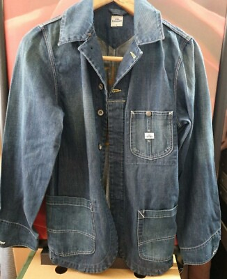 #ad Lee Union Alls Jacket Vintage Lee Denim Jacket Size S VTG Union all Jacket Rare $169.00