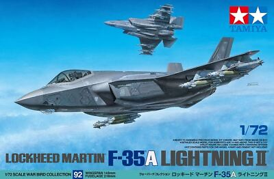 #ad Tamiya 60792 Lockheed Martin F 35A Lightning II 1 72 Scale Plastic Model Kit $46.80