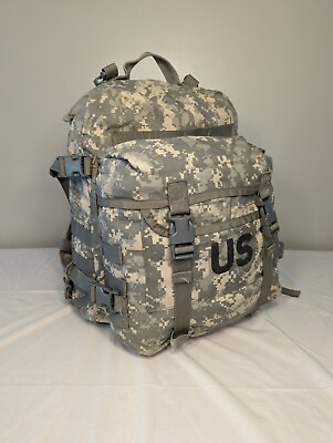 #ad US ARMY ACU ASSAULT PACK 3 DAY MOLLE II BACKPACK Made in USA with Stiffiner $34.90