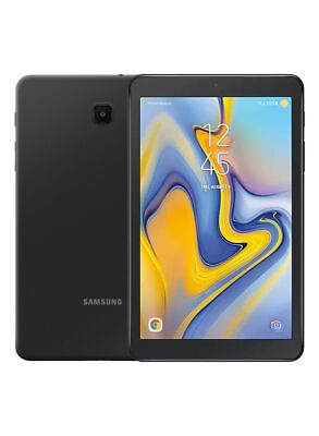 #ad Samsung Galaxy Tab A T387A 8quot; 32GB Black Android Tablet WiFi ATamp;T Good $42.99