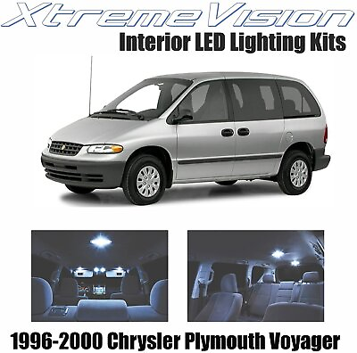 #ad XtremeVision Interior LED for Chrysler Plymouth Voyager 1996 2000 16 Pieces ... $16.99