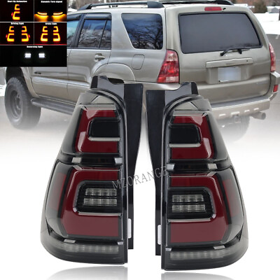 #ad Pair Smoked LED Tail Light Rear Lamp Dynamic Signal For Toyota 4Runner 2003 2009 $212.36