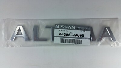 #ad Genuine OEM Nissan 84895 JA000 Rear Trunk Emblem Nameplate 2007 2012 Altima $46.83
