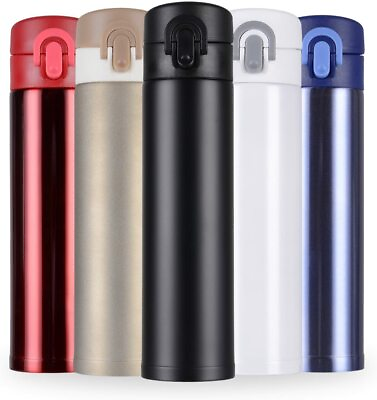 #ad Double Walled Vacuum Insulated Travel Bottle Coffee Stainless Steel $15.29