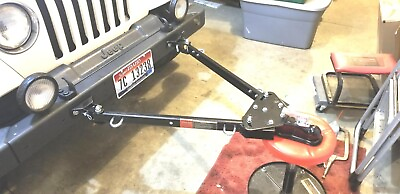 #ad Adjustable Tow Bar Bumper Mount Tow Bar 5000 lbs Fit 2#x27;#x27; Ball With Chains $139.99