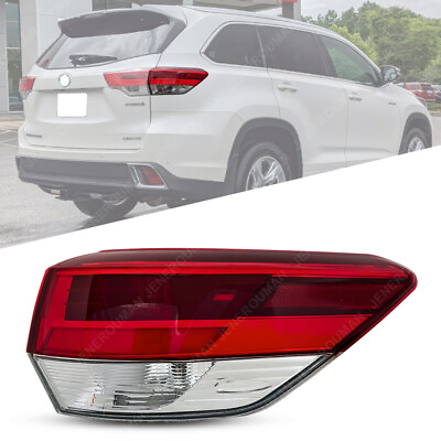 #ad Right RH For 17 19 Toyota Highlander Tail light Outer Rear Lamp Passenger Side $44.99