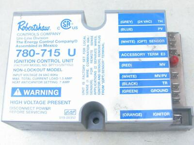 #ad Robertshaw 780 715 U Ignition Control Unit Module 018 00352 $33.75