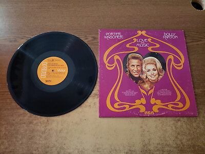 #ad 1970s VG Porter Wagoner Dolly Parton Love amp; Music 0248 LP33 $9.34