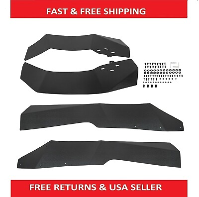#ad For Polaris RZR XP 1000 amp; XP 1000 4 Extended Fender Flares Mud Flaps 2014 2022 $113.85