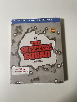 #ad Suicide Squad Target Exclusive Blu ray Digital Margot Robbie Idris New $25.00