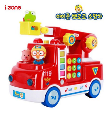#ad Pororo Melody Fire Truck with 3 Figures LightMelody Free Express $105.00