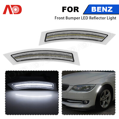 #ad LED Bumper Side Marker Light Reflector Lamp For 07 13 BMW E92 E93 328i 335i $35.99