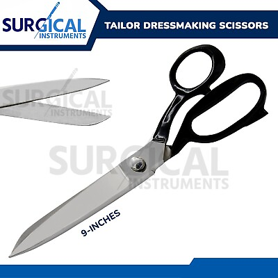 #ad Tailor Scissors 9” Sewing Dressmaking Upholstery Fabric cutting Taylor Shear $9.99