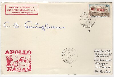 #ad 1970 Apr 11th. Apollo 13 Cover. National Aeronautics and Space Administration. AU $9.50