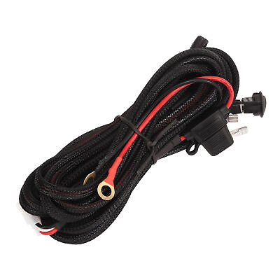 #ad Car For Off Road Lights Wiring Harness Kit 12V 2m Long For Automobiles Boat LED $19.92