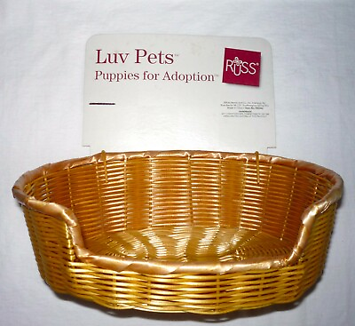 #ad Russ LUV PETS display basket with signage $12.00