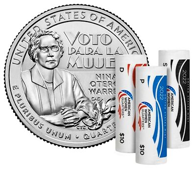 #ad 2022 Nina Otero Warren 3 Coin PDS Quarter Set Uncirc w rare S business coin $4.95