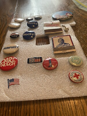 #ad #ad Vintage Political Pins $29.95