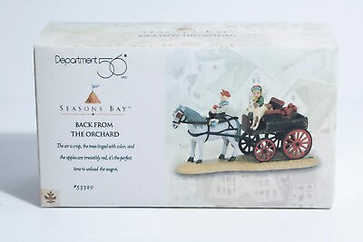 #ad Department 56 Seasons Bay BACK FROM THE ORCHARD 53320 Xmas Village Accessory $17.99