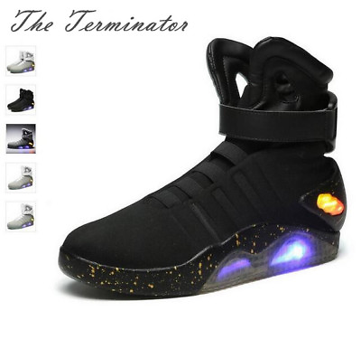 #ad STYLISH BACK TO THE FUTURE WARRIOR sportBASKETBALL CASUAL LED LIGHT SHOES $68.00