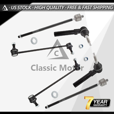 #ad 6pcs Front LH amp; RH Sway Bar Links and Tie Rods for Dodge Grand 2008 2018 $47.49