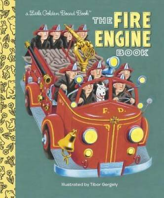#ad The Fire Engine Book Little Golden Board Book Board book GOOD $3.80