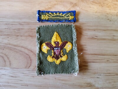 #ad Vintage Boy Scouts of America Tenderfoot Rank and Arrow of Light Badges $5.00