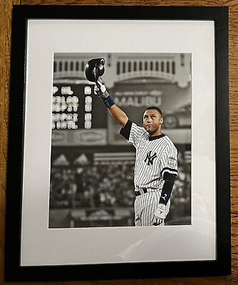 #ad New Framed Matted Color 8x10 Photo Of New York Yankees Legend Derek Jeter. $24.99