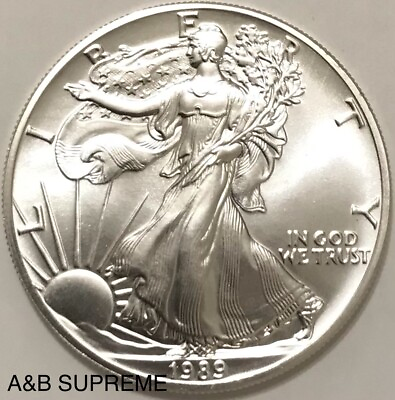 #ad 1 1986 2023 Silver Eagle 1 Troy Oz .999 Fine Silver Superb Gem Bu Uncirculated $64.89