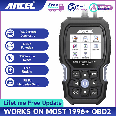 #ad Automotive All System OBD2 Scanner Car Diagnostic Tool Code Reader Fit For Benz $89.00