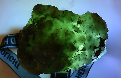 #ad Prehnite Specimen Gemstone Natural Translucent Green Bubbled Specimen 1 Lb. 3oz. $345.00