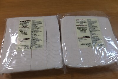 #ad MUJI cut cotton 2set 180sheetsX2 60X50mm Japan $38.00