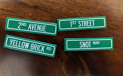 #ad Custom Stickers for City Street Road Signs $10.45