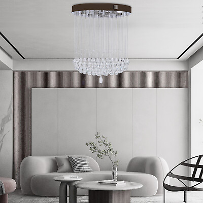 #ad K9 LED Crystal Luxury Pendant Lamp Chandelier Ceiling Light Lighting Fixtures $75.92